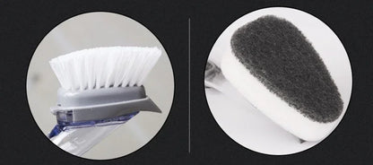 Refillable Kitchen Cleaning Brush with Long Handle