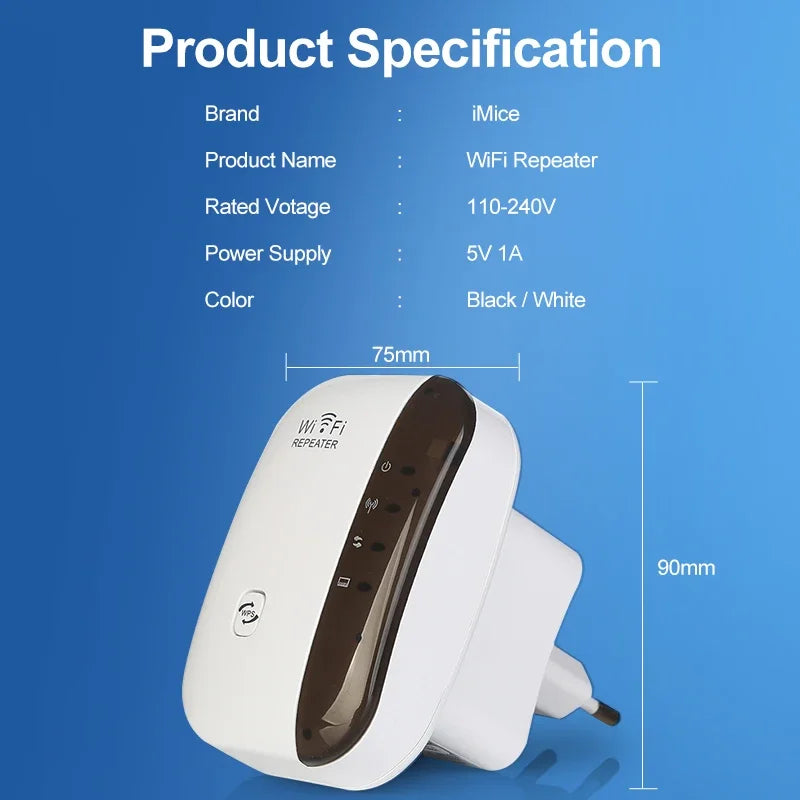 WiFi Repeater & Range Extender | 802.11N Wireless Router Adapter