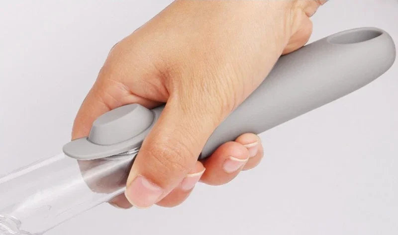 Refillable Kitchen Cleaning Brush with Long Handle